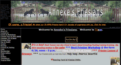 Desktop Screenshot of annekesfriesians.com